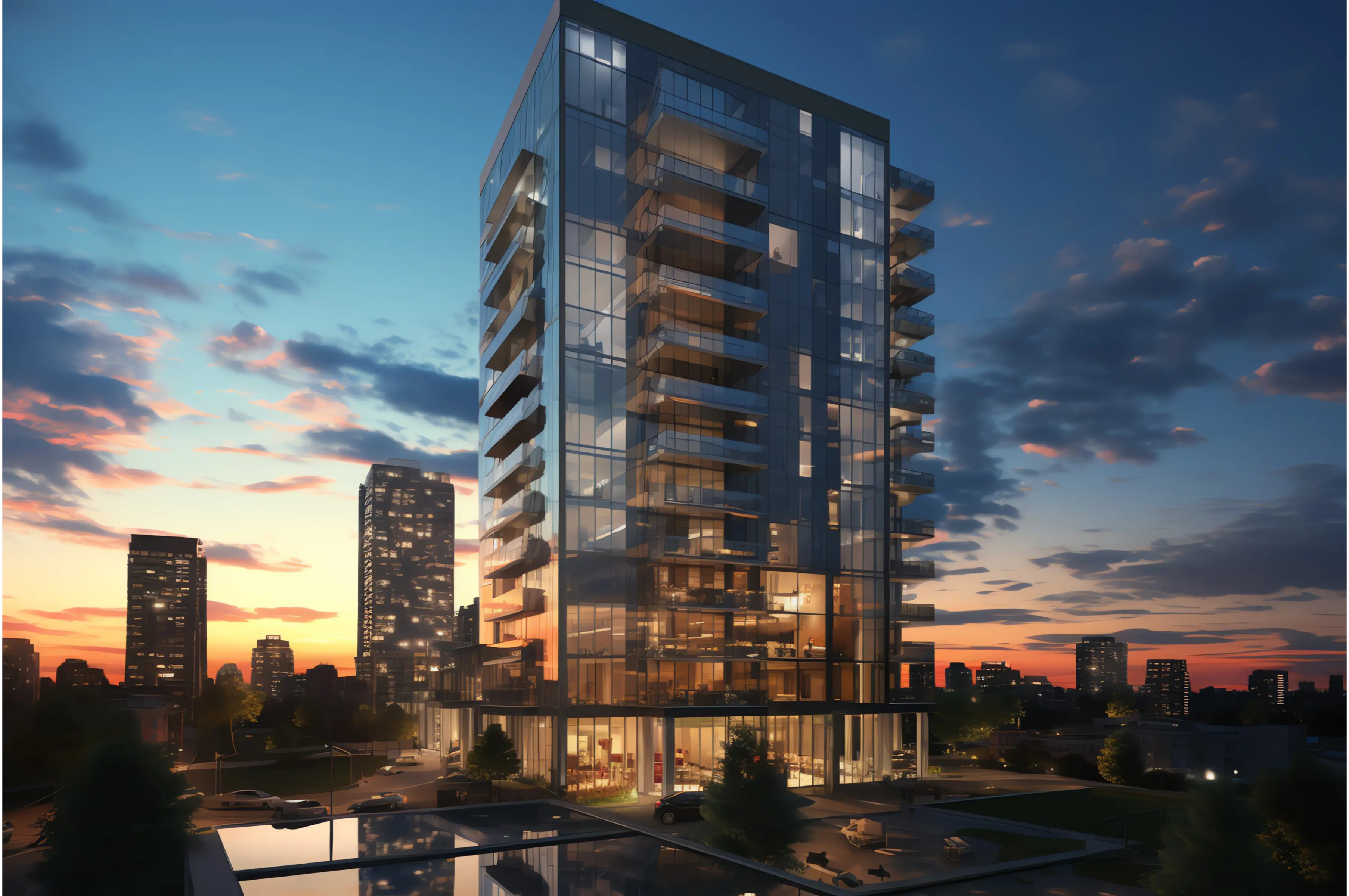 Nowoczesny budynek mieszkalny